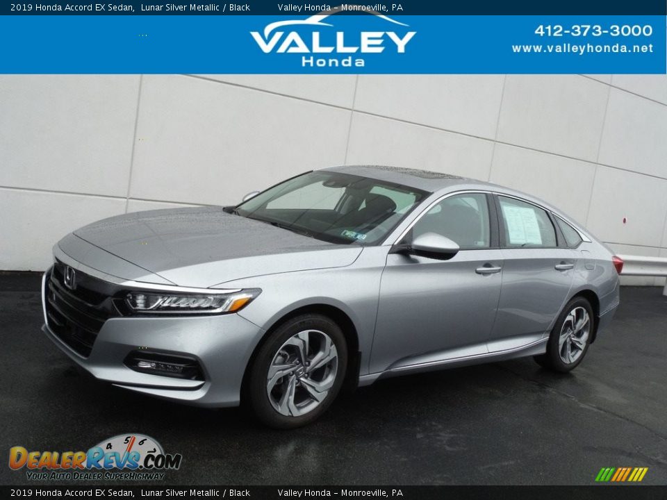 2019 Honda Accord EX Sedan Lunar Silver Metallic / Black Photo #1
