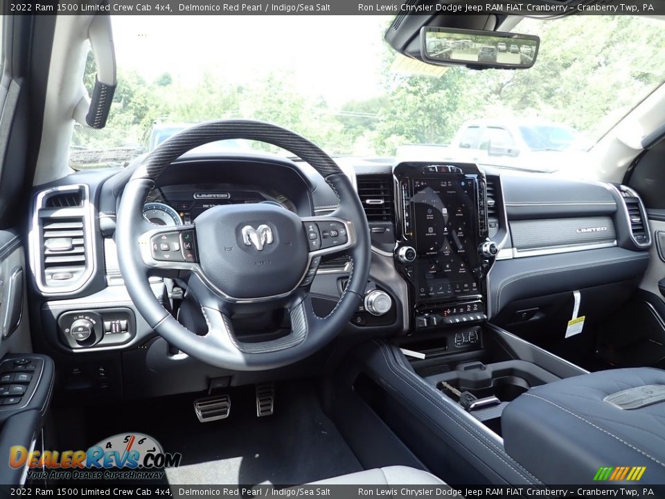 Dashboard of 2022 Ram 1500 Limited Crew Cab 4x4 Photo #13