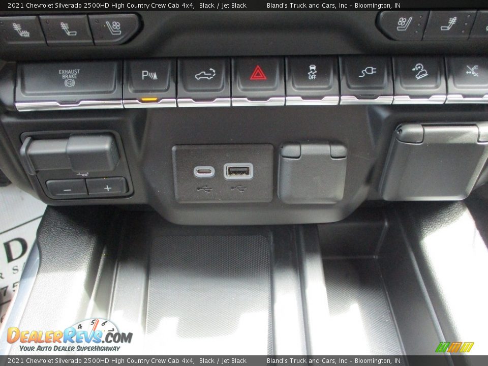 2021 Chevrolet Silverado 2500HD High Country Crew Cab 4x4 Black / Jet Black Photo #36