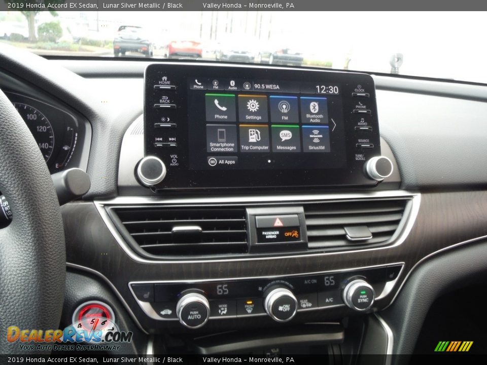 2019 Honda Accord EX Sedan Lunar Silver Metallic / Black Photo #17