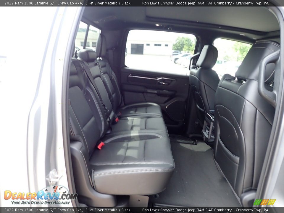 Rear Seat of 2022 Ram 1500 Laramie G/T Crew Cab 4x4 Photo #12