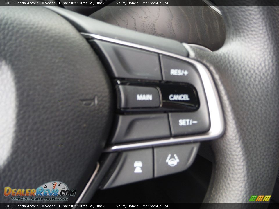 2019 Honda Accord EX Sedan Lunar Silver Metallic / Black Photo #25