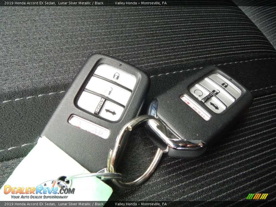 2019 Honda Accord EX Sedan Lunar Silver Metallic / Black Photo #30