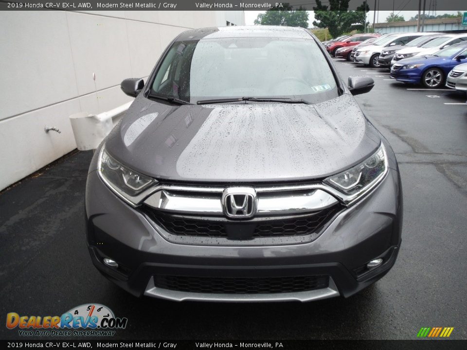 2019 Honda CR-V EX-L AWD Modern Steel Metallic / Gray Photo #5