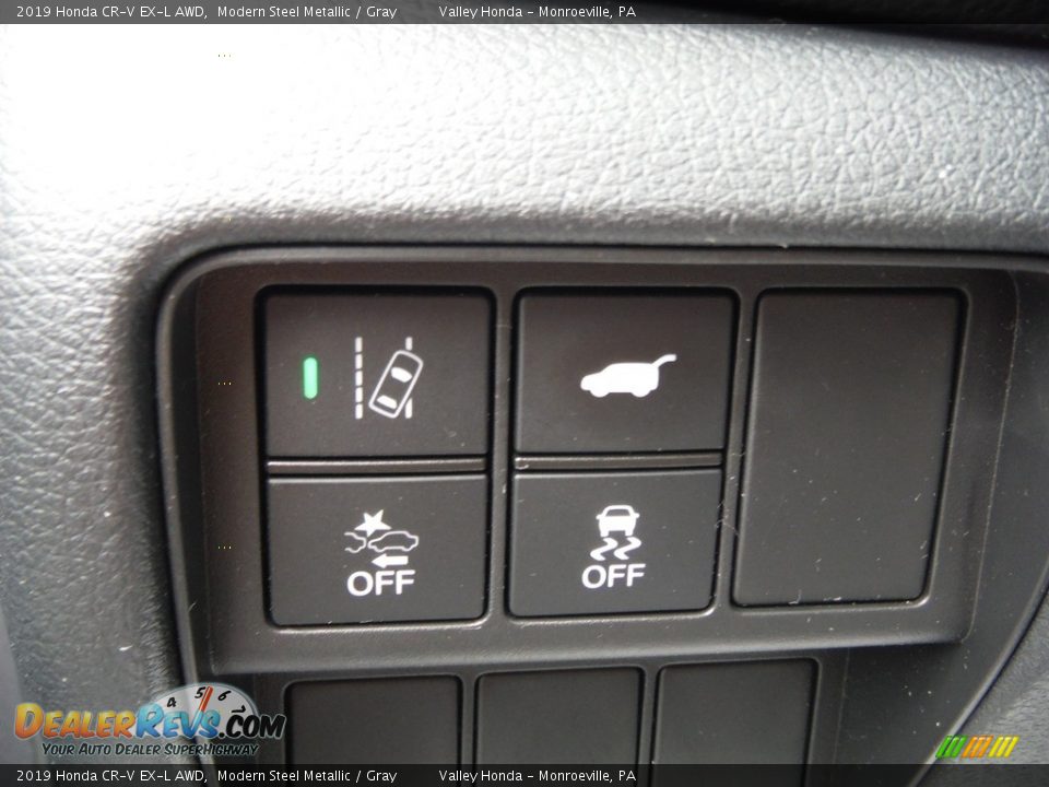 2019 Honda CR-V EX-L AWD Modern Steel Metallic / Gray Photo #13