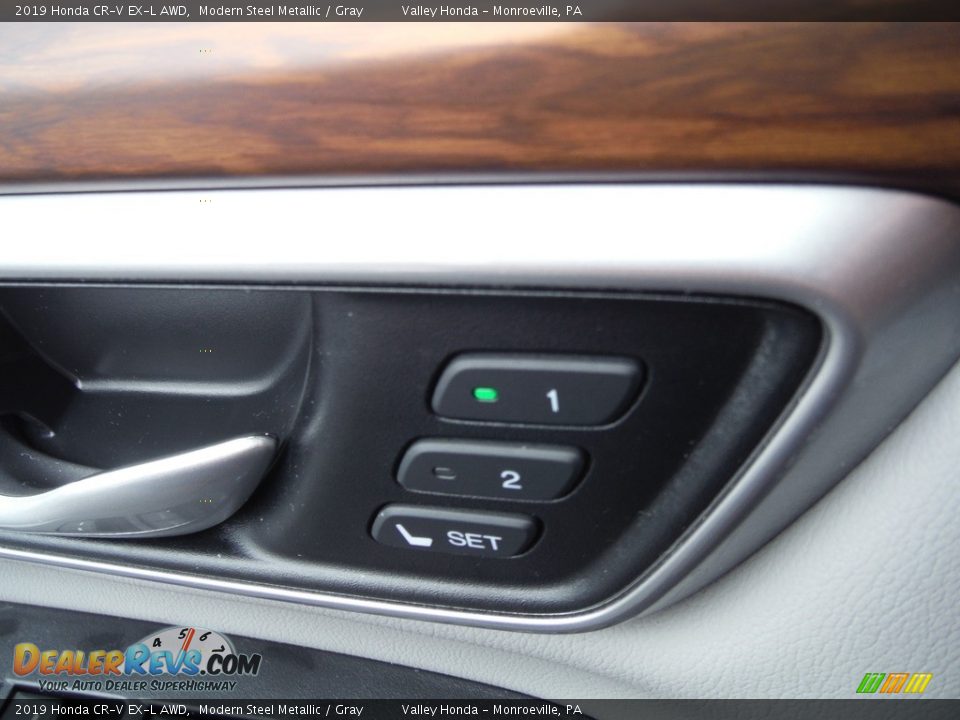 2019 Honda CR-V EX-L AWD Modern Steel Metallic / Gray Photo #15
