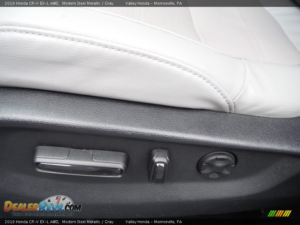 2019 Honda CR-V EX-L AWD Modern Steel Metallic / Gray Photo #17