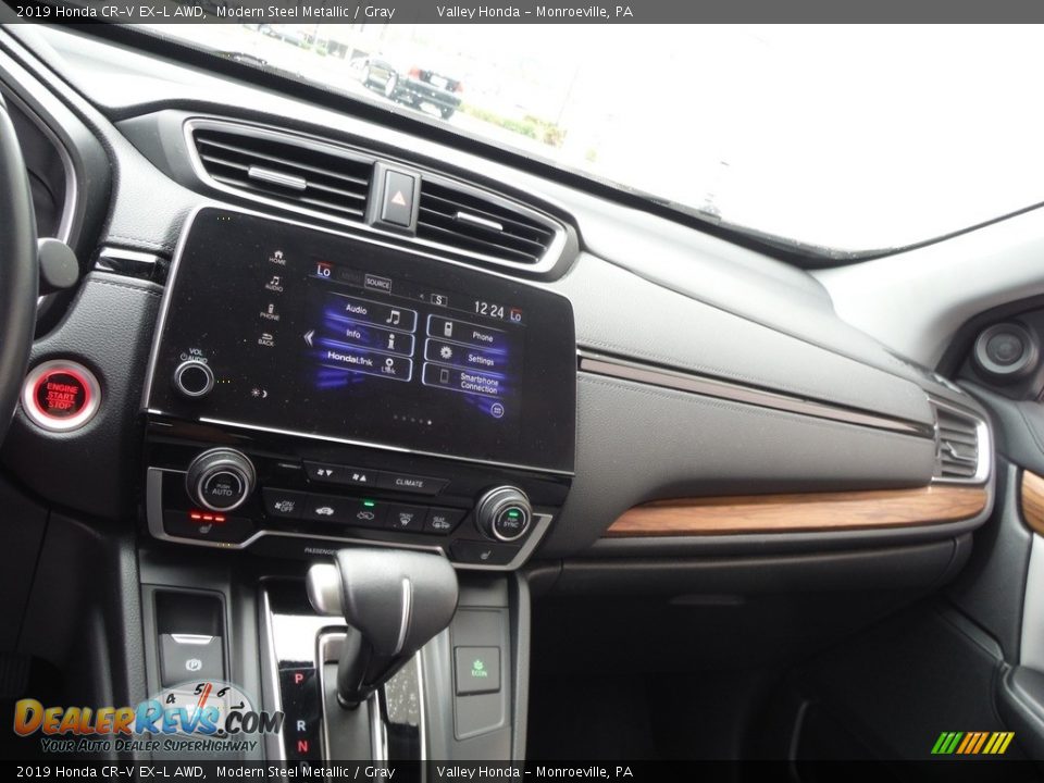 2019 Honda CR-V EX-L AWD Modern Steel Metallic / Gray Photo #18
