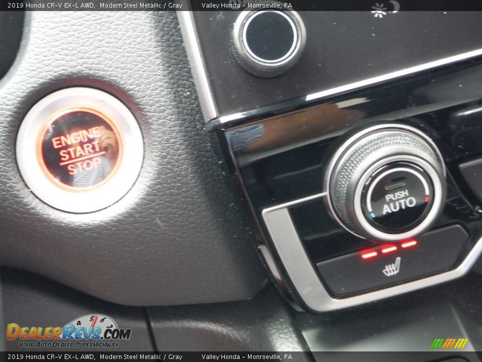2019 Honda CR-V EX-L AWD Modern Steel Metallic / Gray Photo #19
