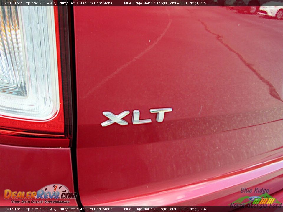 2015 Ford Explorer XLT 4WD Ruby Red / Medium Light Stone Photo #29