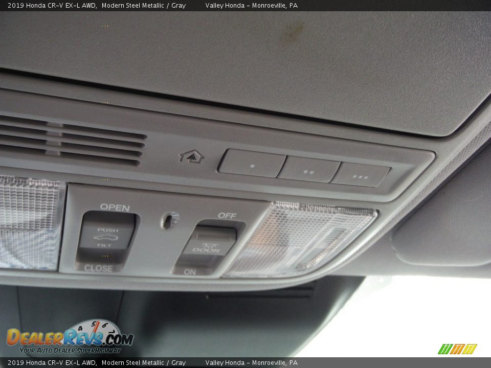 2019 Honda CR-V EX-L AWD Modern Steel Metallic / Gray Photo #24