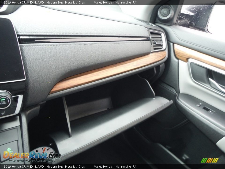 2019 Honda CR-V EX-L AWD Modern Steel Metallic / Gray Photo #28