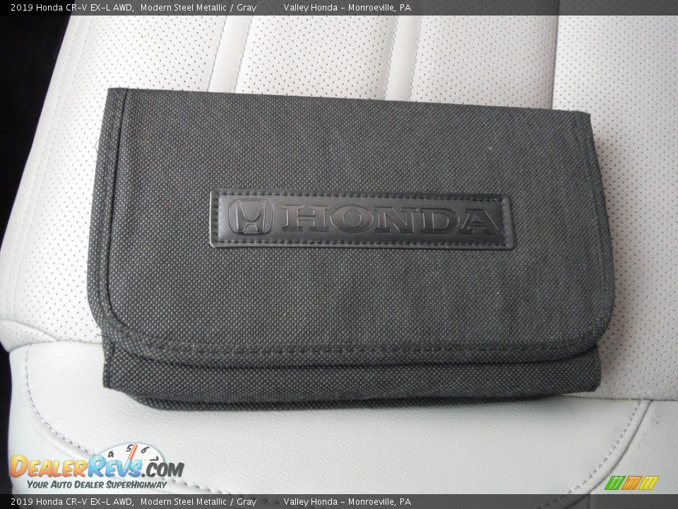 2019 Honda CR-V EX-L AWD Modern Steel Metallic / Gray Photo #32