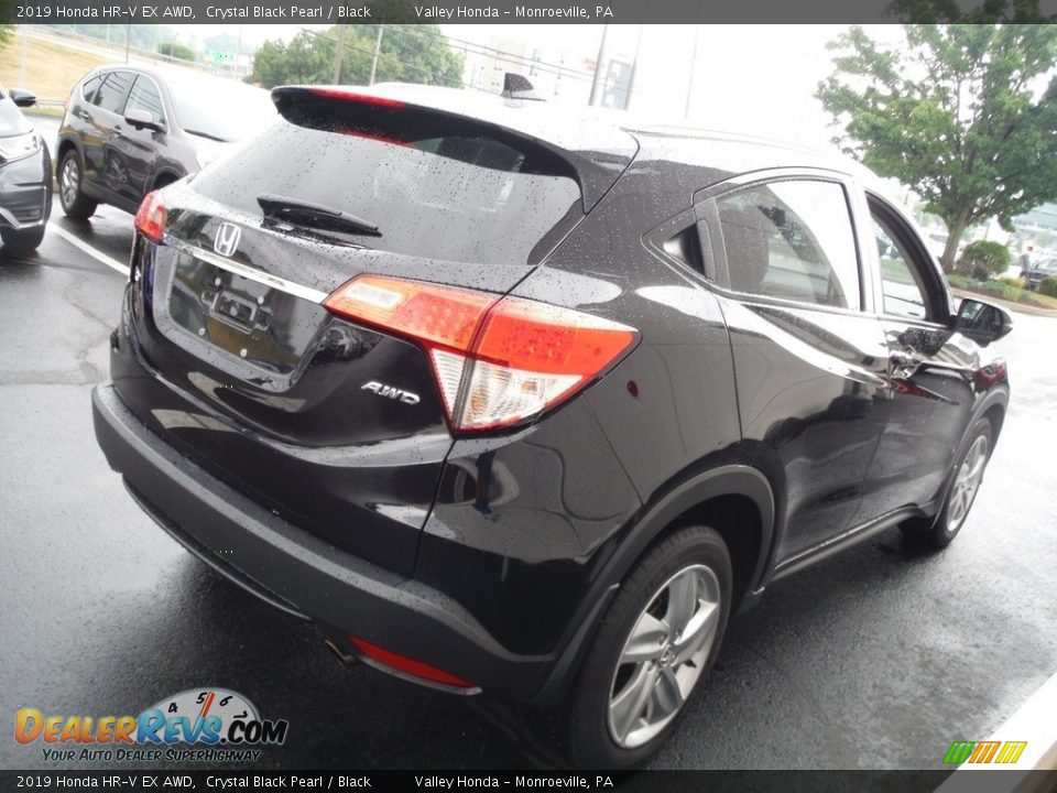 2019 Honda HR-V EX AWD Crystal Black Pearl / Black Photo #7