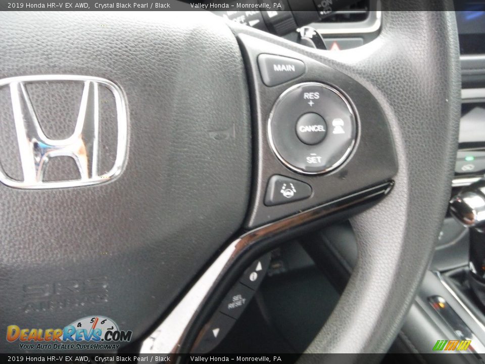 2019 Honda HR-V EX AWD Crystal Black Pearl / Black Photo #24