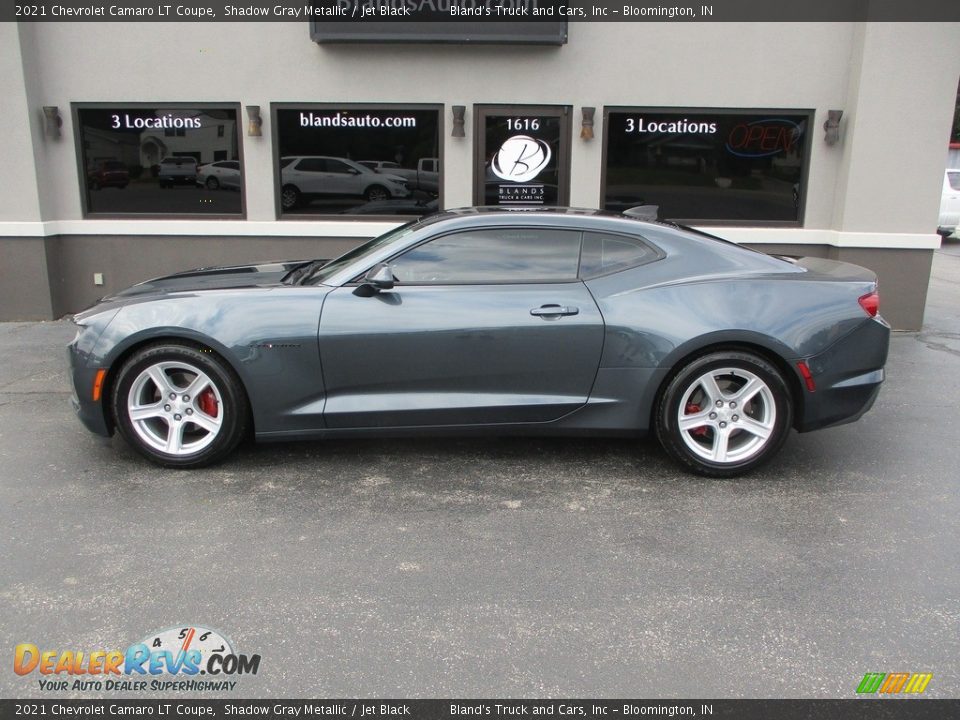 2021 Chevrolet Camaro LT Coupe Shadow Gray Metallic / Jet Black Photo #1