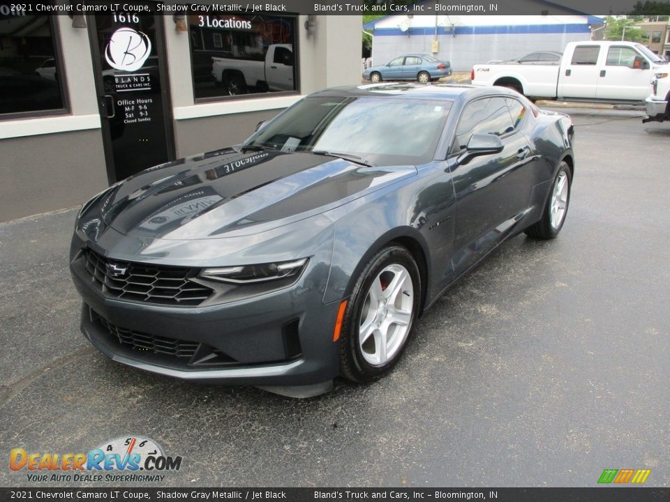 2021 Chevrolet Camaro LT Coupe Shadow Gray Metallic / Jet Black Photo #2