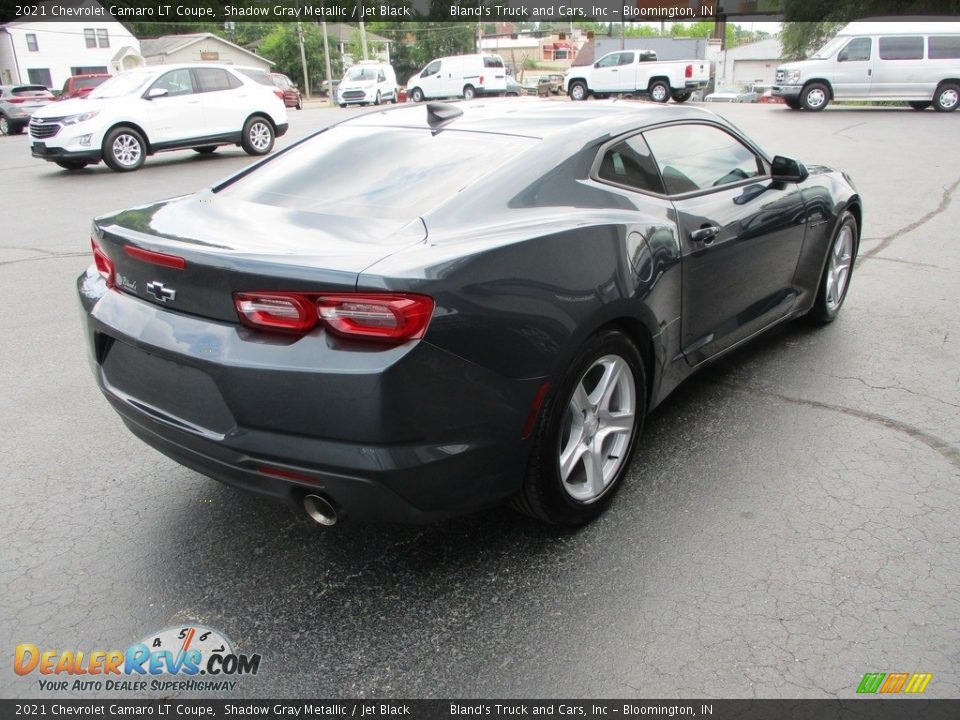 2021 Chevrolet Camaro LT Coupe Shadow Gray Metallic / Jet Black Photo #4