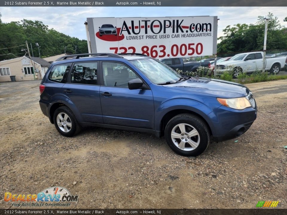 2012 Subaru Forester 2.5 X Marine Blue Metallic / Black Photo #2