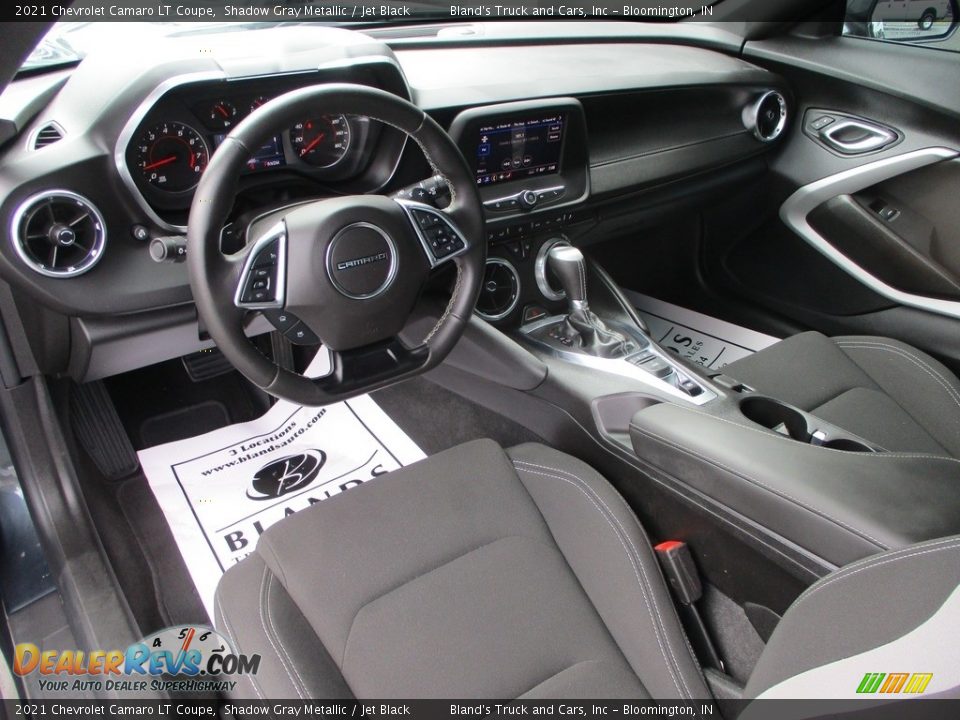 Jet Black Interior - 2021 Chevrolet Camaro LT Coupe Photo #6
