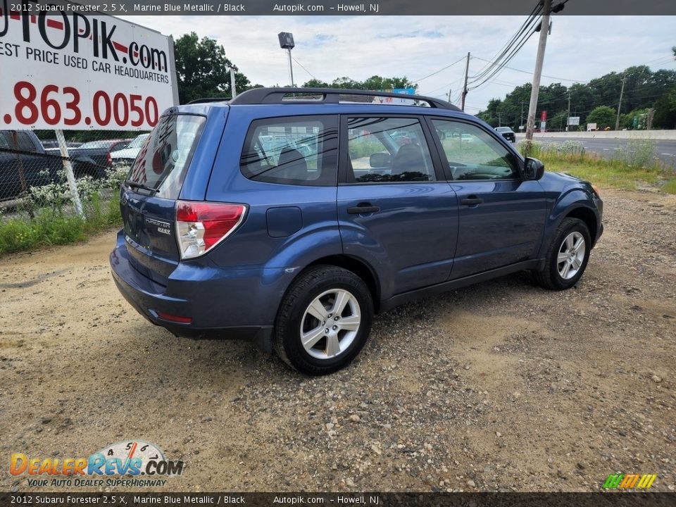 2012 Subaru Forester 2.5 X Marine Blue Metallic / Black Photo #4