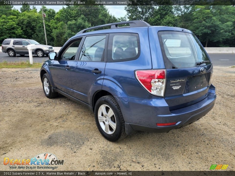 2012 Subaru Forester 2.5 X Marine Blue Metallic / Black Photo #7