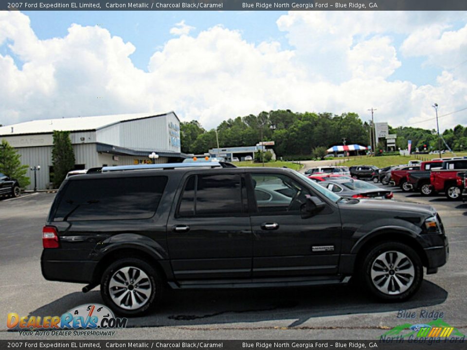 2007 Ford Expedition EL Limited Carbon Metallic / Charcoal Black/Caramel Photo #6