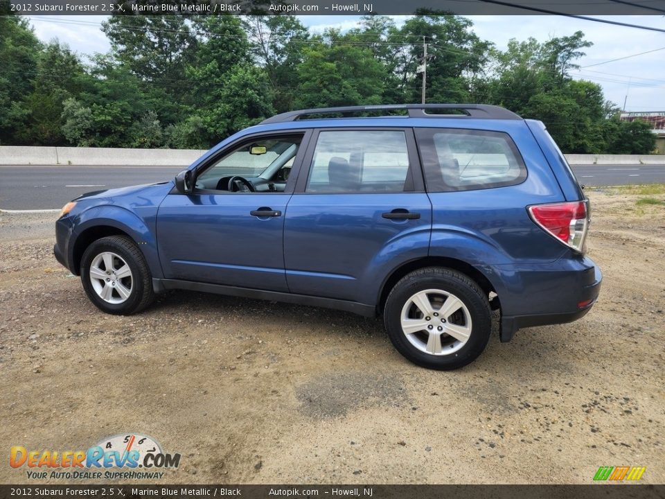 2012 Subaru Forester 2.5 X Marine Blue Metallic / Black Photo #8