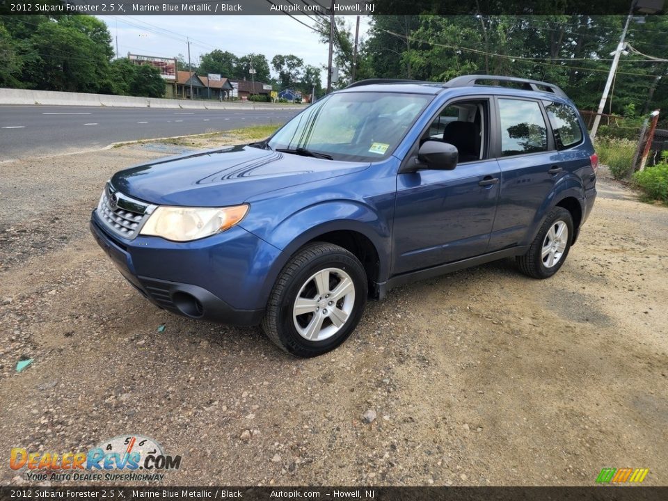 2012 Subaru Forester 2.5 X Marine Blue Metallic / Black Photo #9