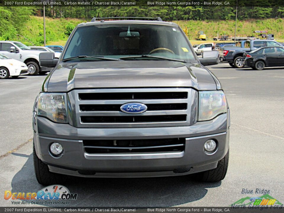 2007 Ford Expedition EL Limited Carbon Metallic / Charcoal Black/Caramel Photo #8