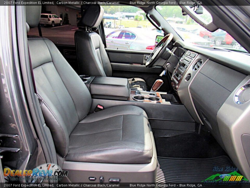 2007 Ford Expedition EL Limited Carbon Metallic / Charcoal Black/Caramel Photo #11