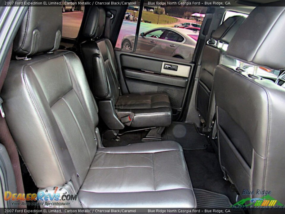 2007 Ford Expedition EL Limited Carbon Metallic / Charcoal Black/Caramel Photo #12