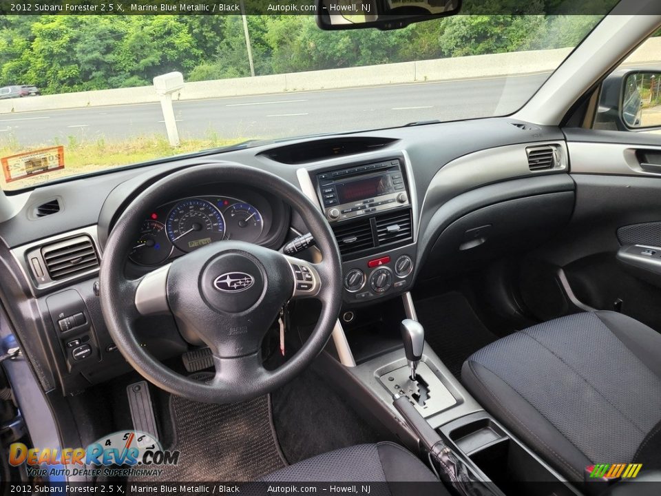 2012 Subaru Forester 2.5 X Marine Blue Metallic / Black Photo #16