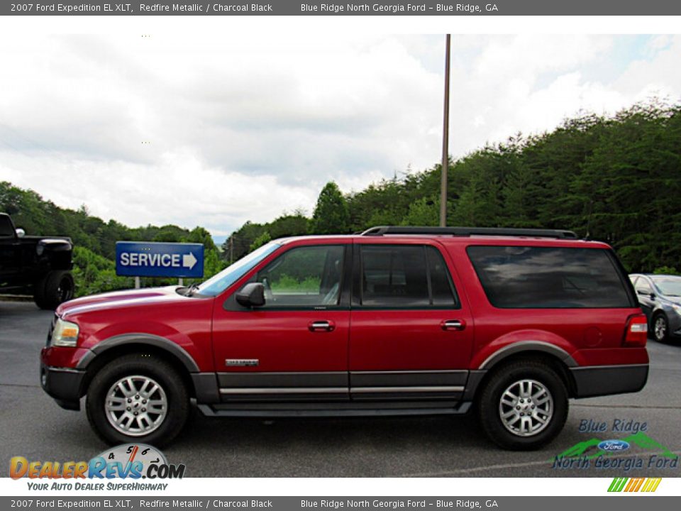 2007 Ford Expedition EL XLT Redfire Metallic / Charcoal Black Photo #2