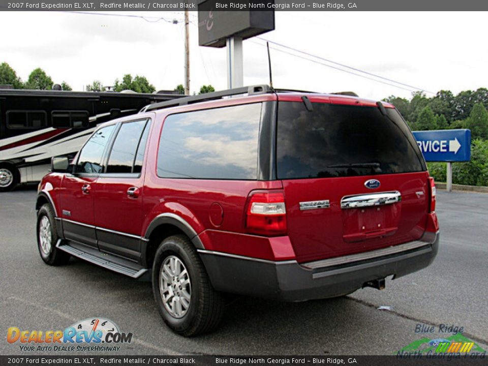 2007 Ford Expedition EL XLT Redfire Metallic / Charcoal Black Photo #3