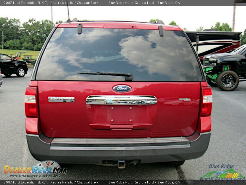 2007 Ford Expedition EL XLT Redfire Metallic / Charcoal Black Photo #4