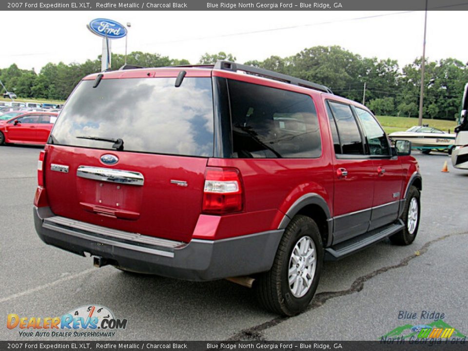 2007 Ford Expedition EL XLT Redfire Metallic / Charcoal Black Photo #5