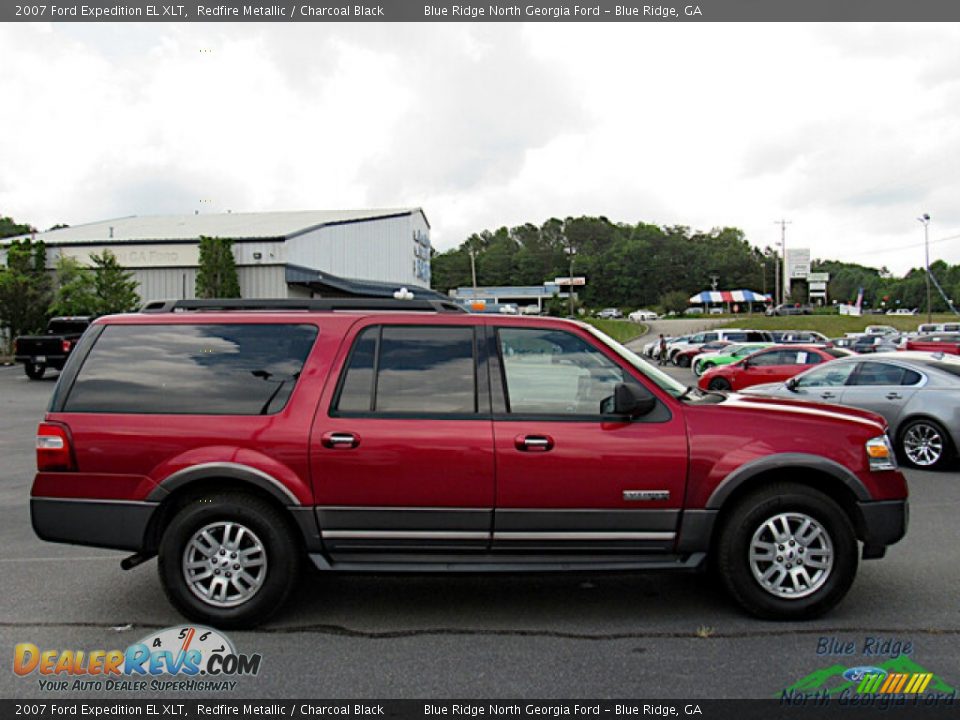 2007 Ford Expedition EL XLT Redfire Metallic / Charcoal Black Photo #6