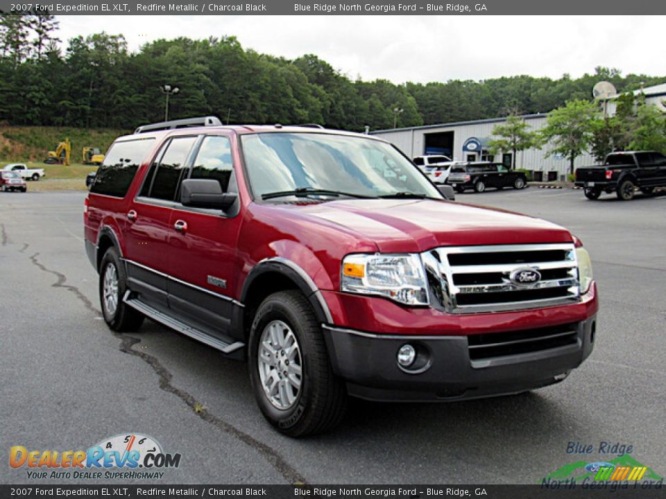 2007 Ford Expedition EL XLT Redfire Metallic / Charcoal Black Photo #7