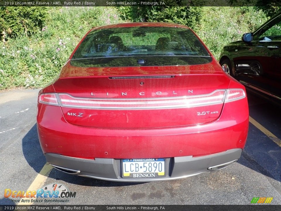 2019 Lincoln MKZ Reserve I AWD Ruby Red / Ebony Photo #3