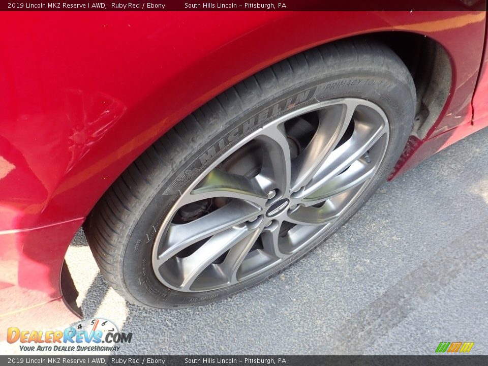 2019 Lincoln MKZ Reserve I AWD Ruby Red / Ebony Photo #5