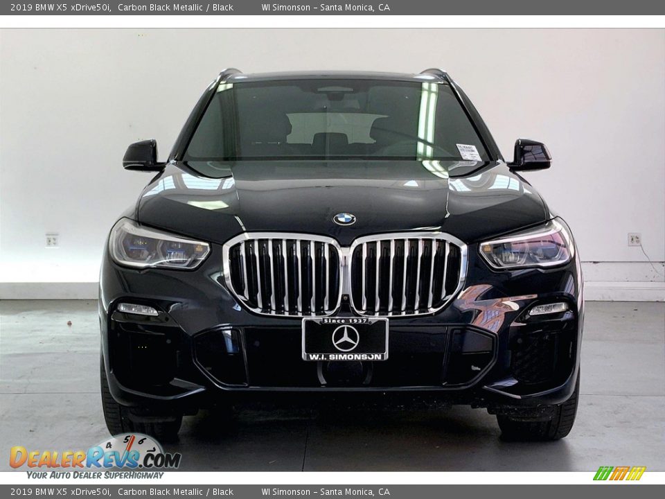 2019 BMW X5 xDrive50i Carbon Black Metallic / Black Photo #2