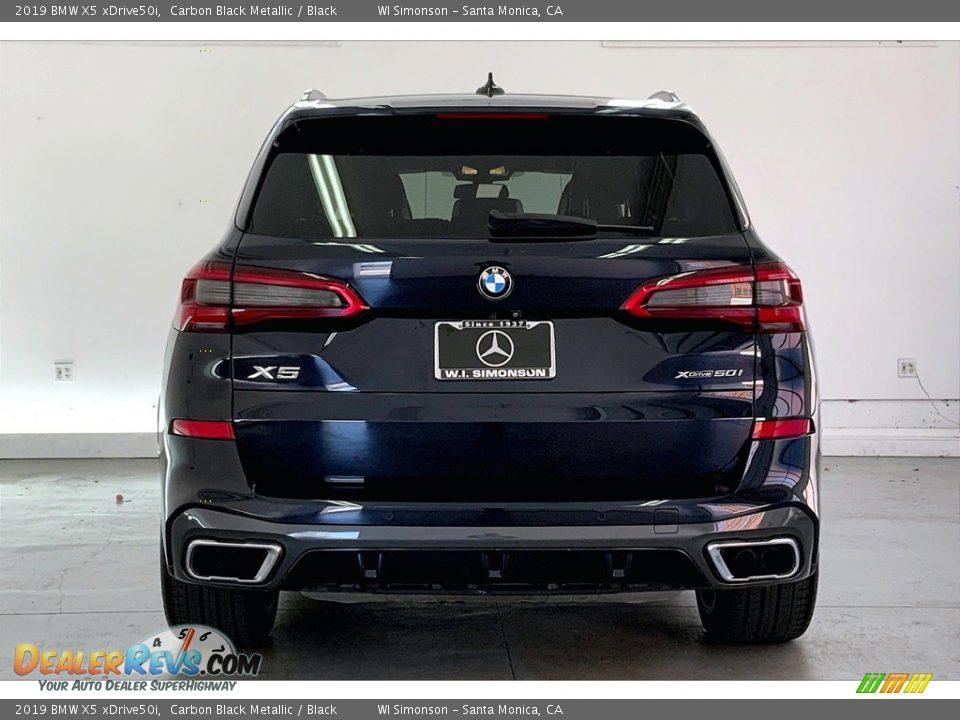 2019 BMW X5 xDrive50i Carbon Black Metallic / Black Photo #3