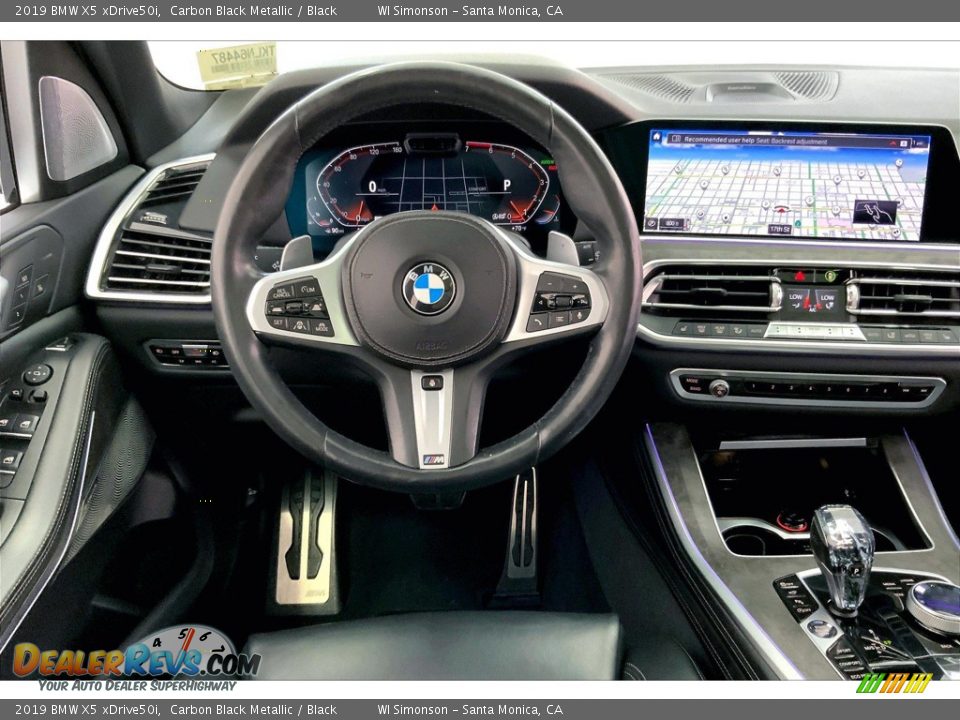 2019 BMW X5 xDrive50i Carbon Black Metallic / Black Photo #4
