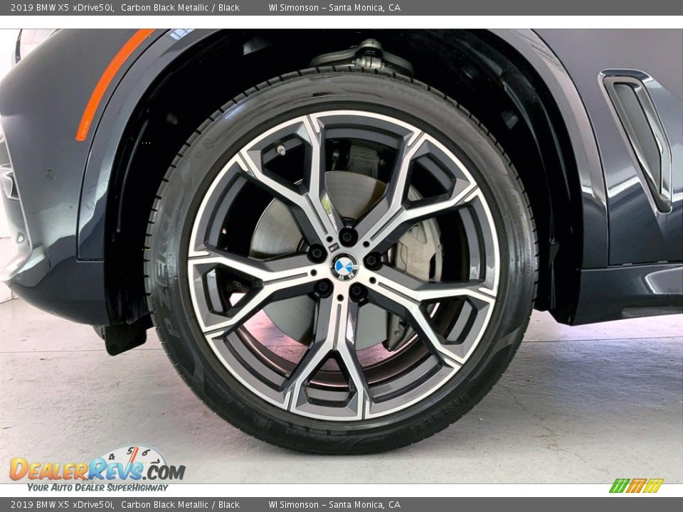 2019 BMW X5 xDrive50i Carbon Black Metallic / Black Photo #8