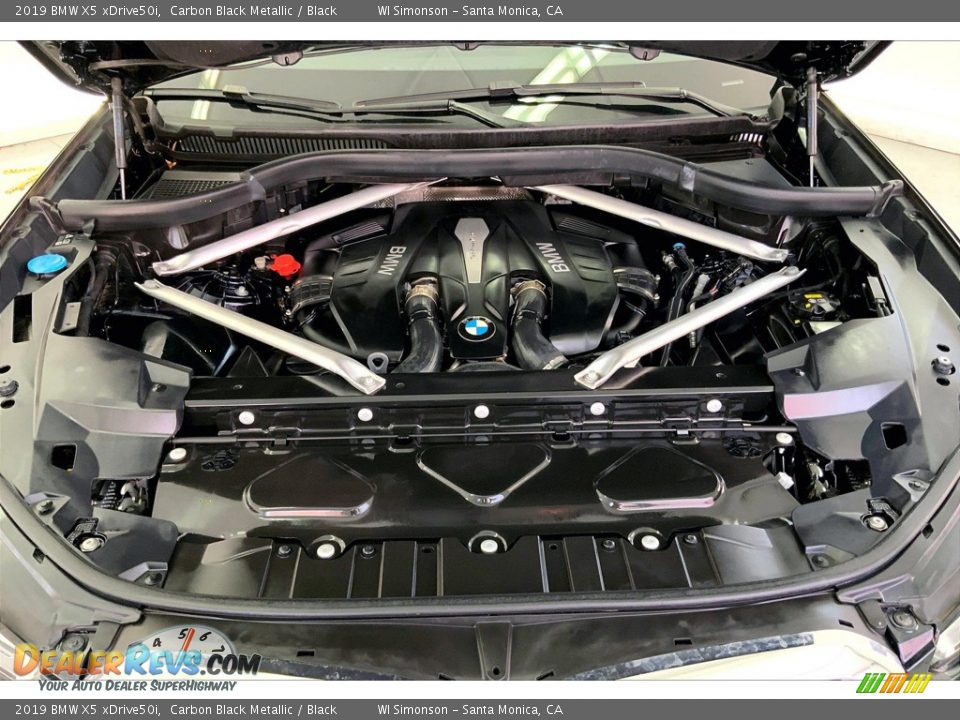2019 BMW X5 xDrive50i Carbon Black Metallic / Black Photo #9
