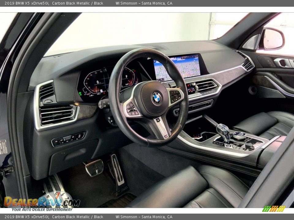 2019 BMW X5 xDrive50i Carbon Black Metallic / Black Photo #14