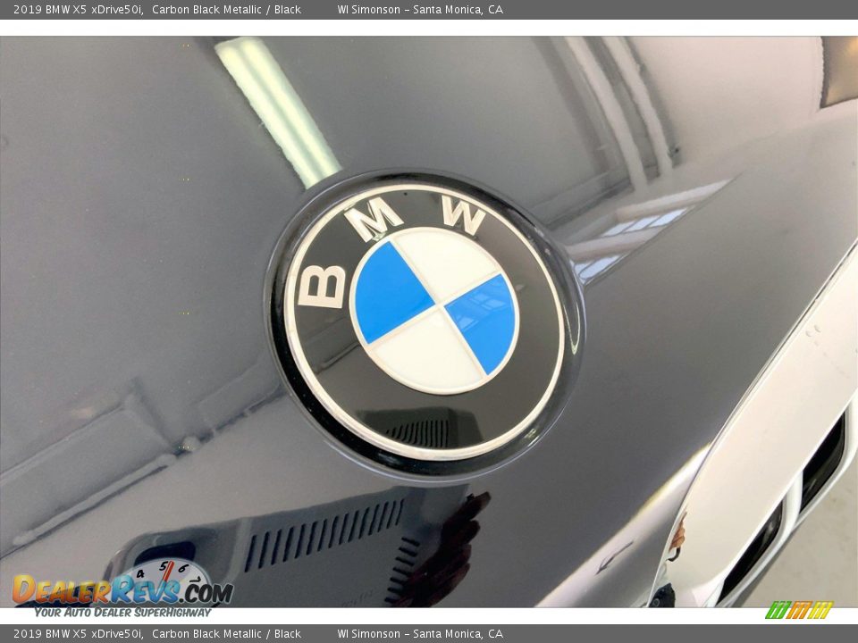 2019 BMW X5 xDrive50i Carbon Black Metallic / Black Photo #30