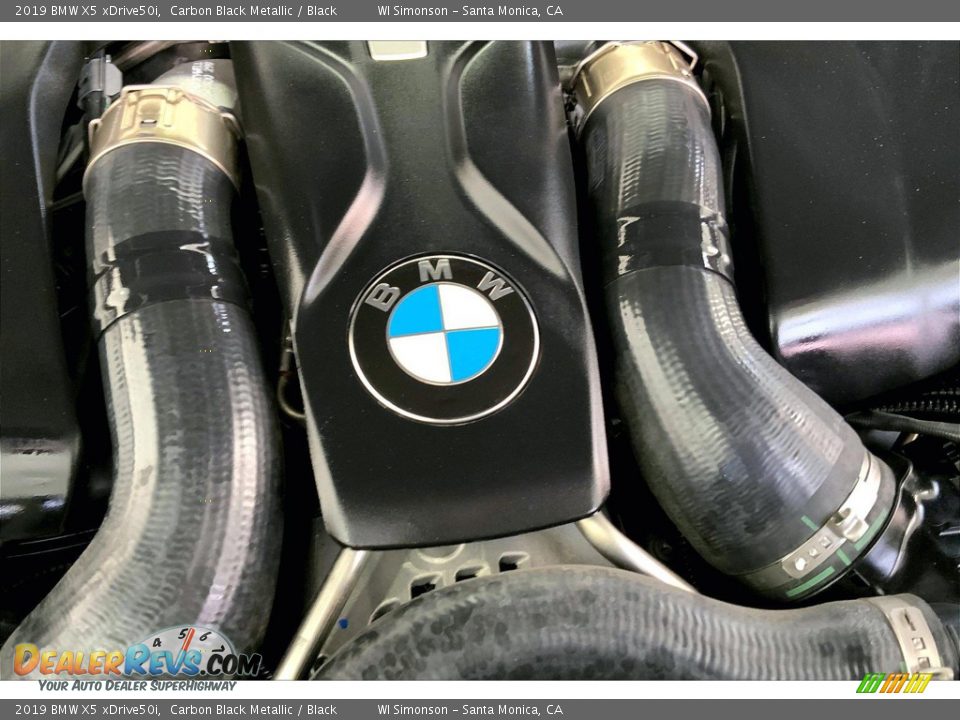 2019 BMW X5 xDrive50i Carbon Black Metallic / Black Photo #32