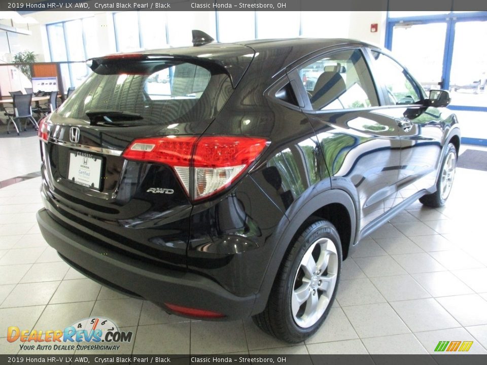2019 Honda HR-V LX AWD Crystal Black Pearl / Black Photo #7
